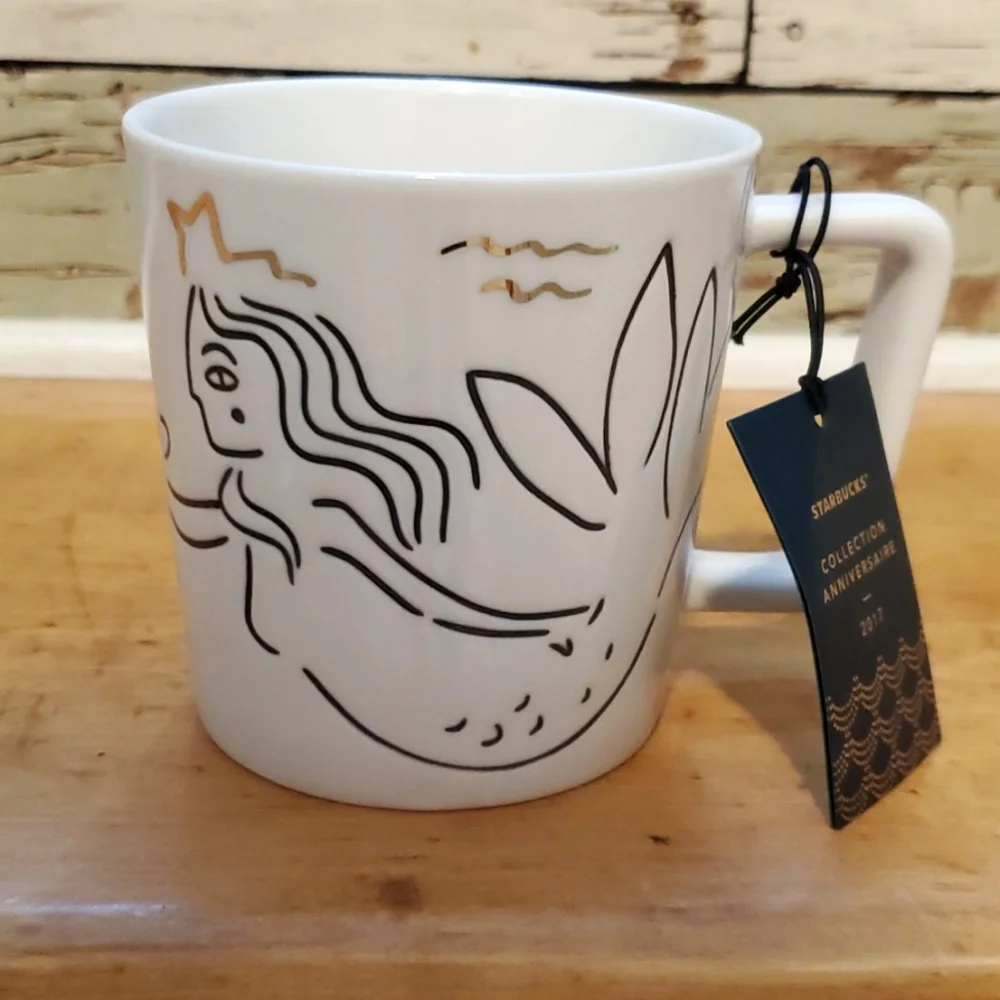 Starbucks 2017 Anniversary Collection Mermaid Mug - 12 oz.